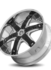 Diablo Fury Wheel 24x10 Blank 35 78.1 Chrome                                     - FUR-241BLNK3578 - Image 4